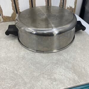 Saladmaster 5 Quart Replacement Dome Lid Only Handles Stainless Steel Cookware